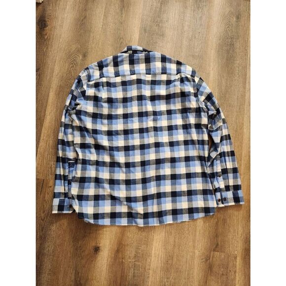 L.L. Bean mens XL performance plaid flannel shirt button up chest pocket LS - Picture 7 of 7